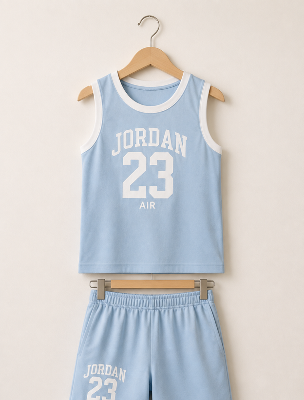 ست تاپ و شلوارک بچگانه طرح Jordan 23