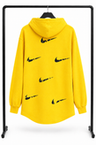```text هودی اسپرت اور Oversized Fleece Hoodie Yellow ```
